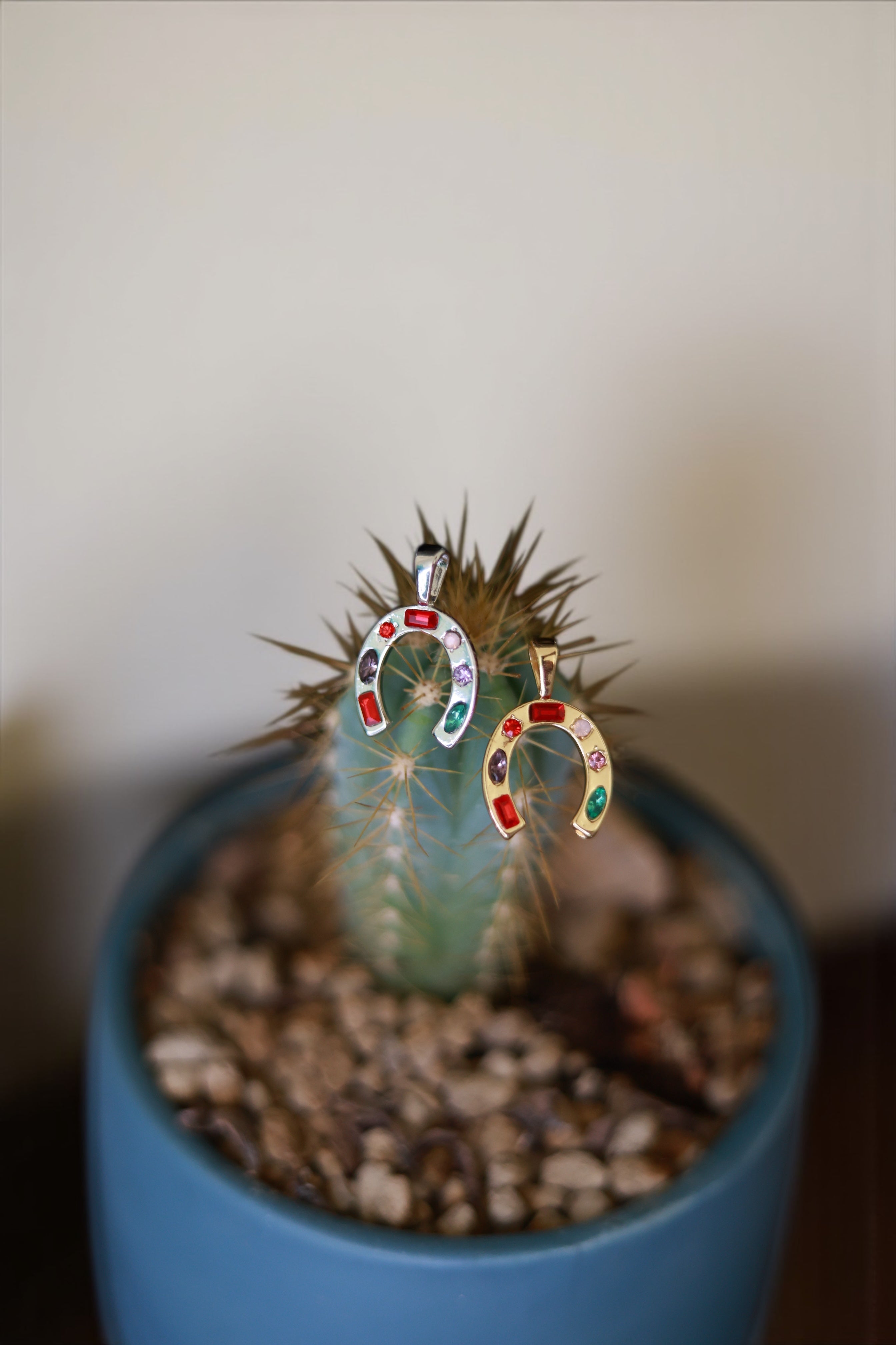 Charm ferro di cavallo rainbow